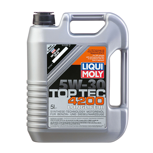 Aceite Liqui Moly Top Tec 4200 5W-30 5L - Faster One